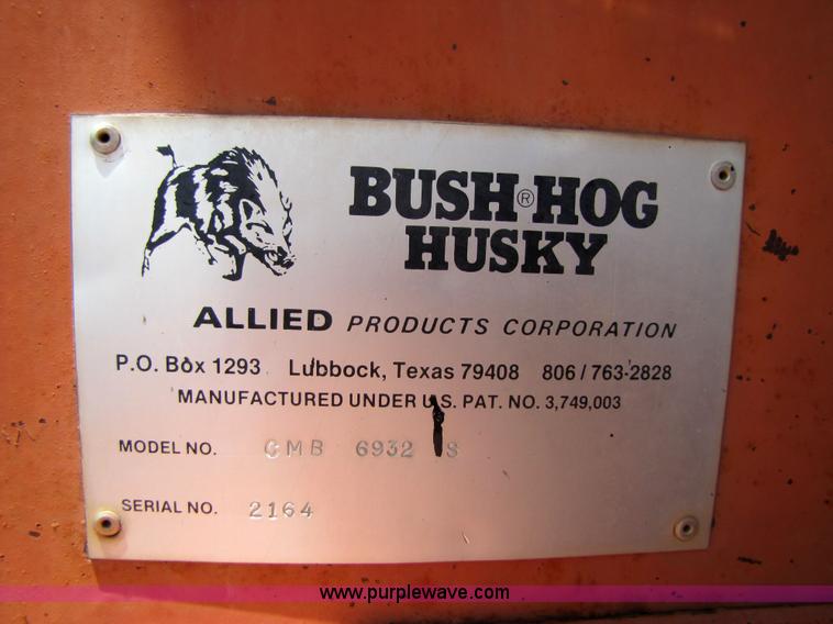 image for item 6920 Bush Hog CMB6932S module builder