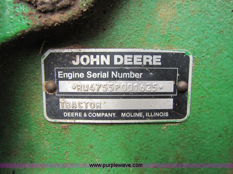 image for item 6929 1989 John Deere 4755 tractor