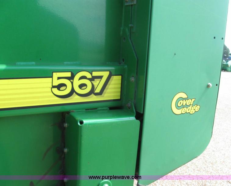 image for item 6931 2002 John Deere 567 5x6 round baler