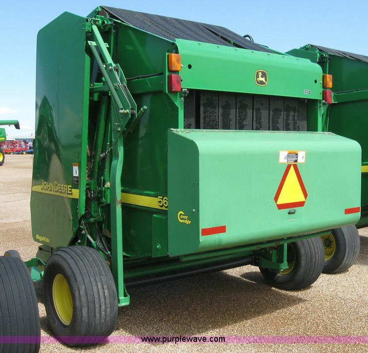 image for item 6932 2002 John Deere 567 5x6 round baler