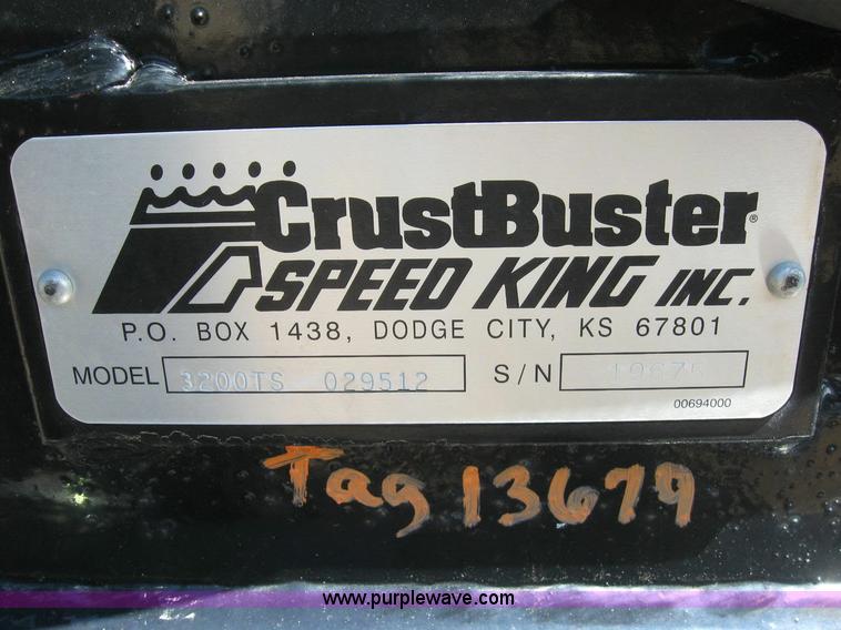 image for item 6935 2008 CrustBuster 3200TS hoe drill