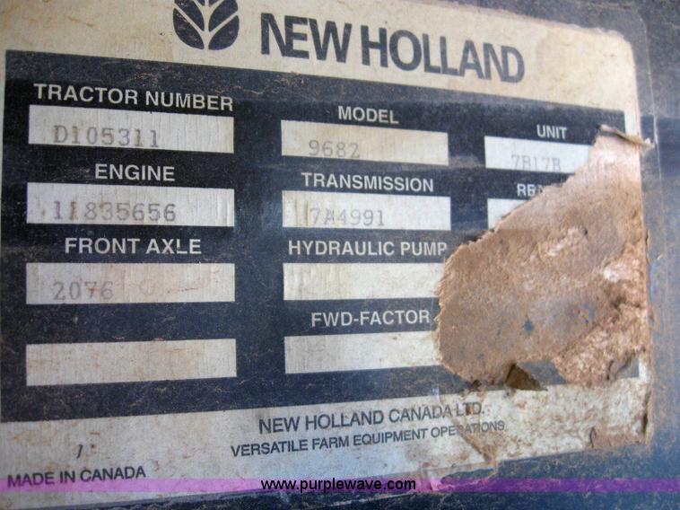 image for item 6939 1997 New Holland 9682 tractor