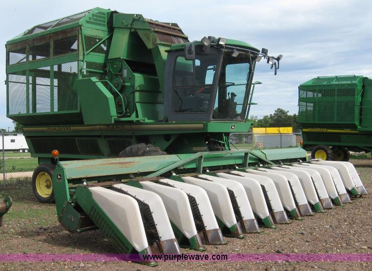image for item 6968 1995 John Deere 7450 eight row cotton stripper