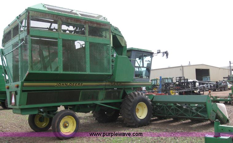 image for item 6968 1995 John Deere 7450 eight row cotton stripper