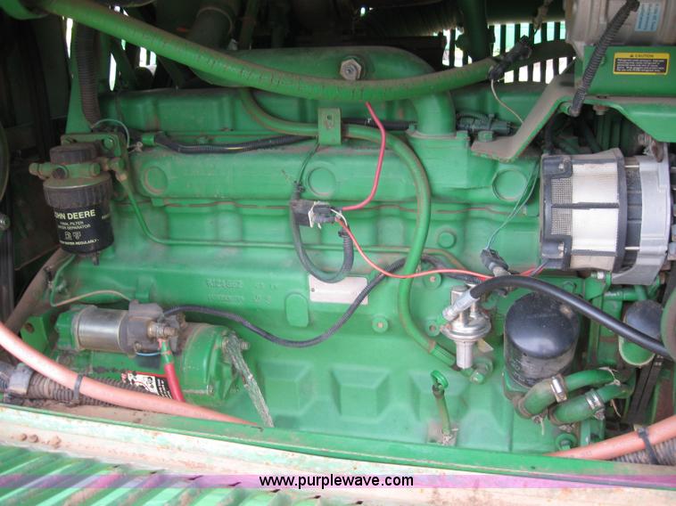 image for item 6968 1995 John Deere 7450 eight row cotton stripper