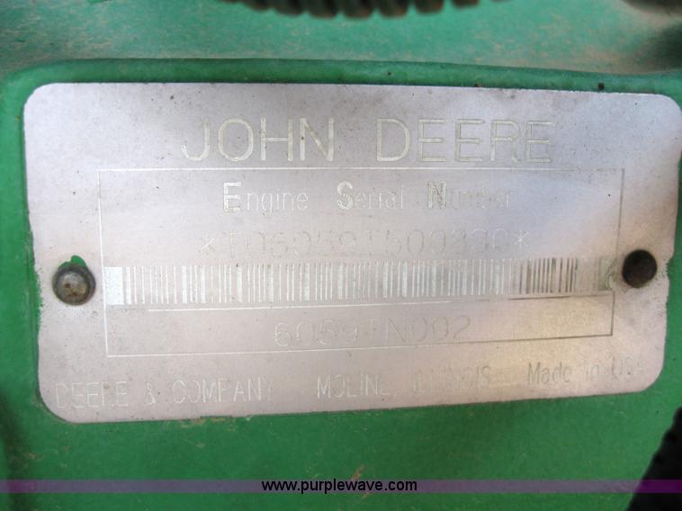 image for item 6968 1995 John Deere 7450 eight row cotton stripper