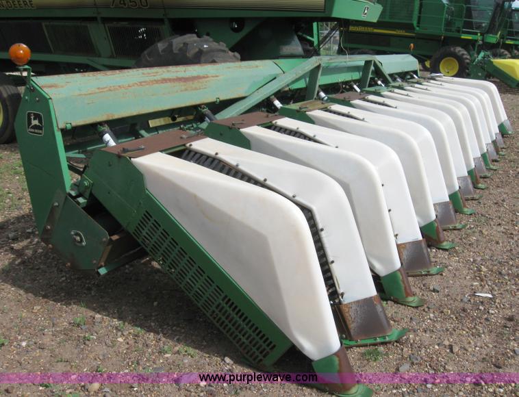 image for item 6968 1995 John Deere 7450 eight row cotton stripper