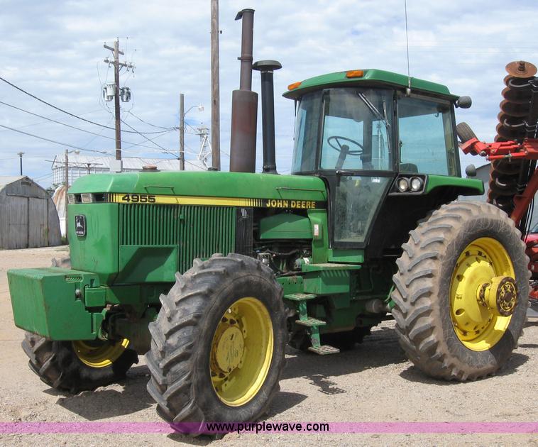 image for item 6970 1989 John Deere 4955 MFWD tractor
