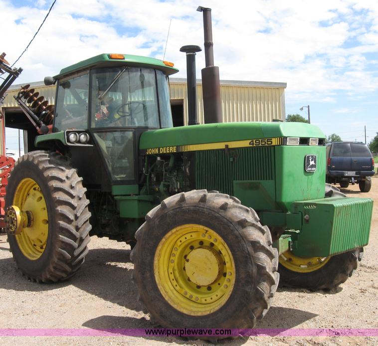 image for item 6970 1989 John Deere 4955 MFWD tractor