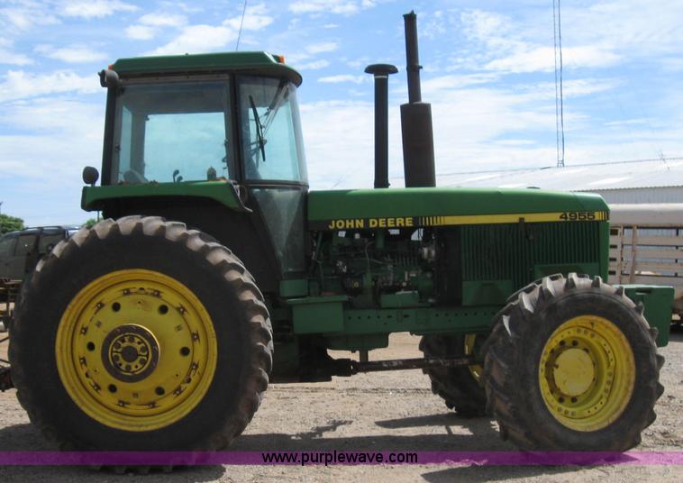 image for item 6970 1989 John Deere 4955 MFWD tractor