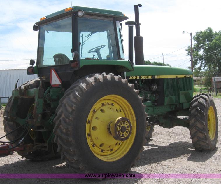 image for item 6970 1989 John Deere 4955 MFWD tractor
