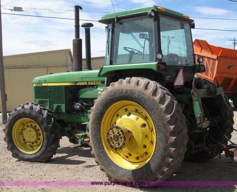 image for item 6970 1989 John Deere 4955 MFWD tractor