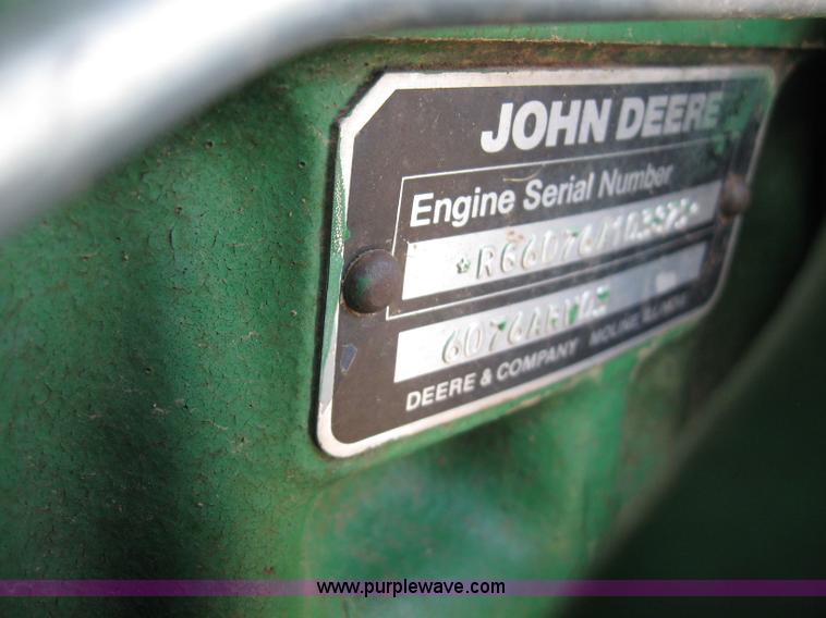 image for item 6970 1989 John Deere 4955 MFWD tractor