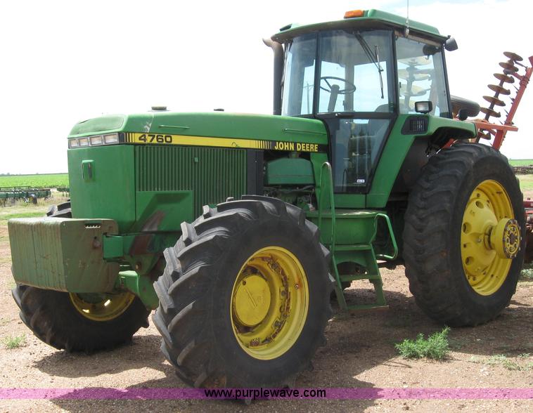 image for item 6971 1992 John Deere 4760 MFWD tractor