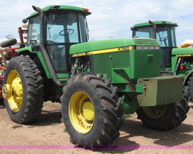 image for item 6971 1992 John Deere 4760 MFWD tractor