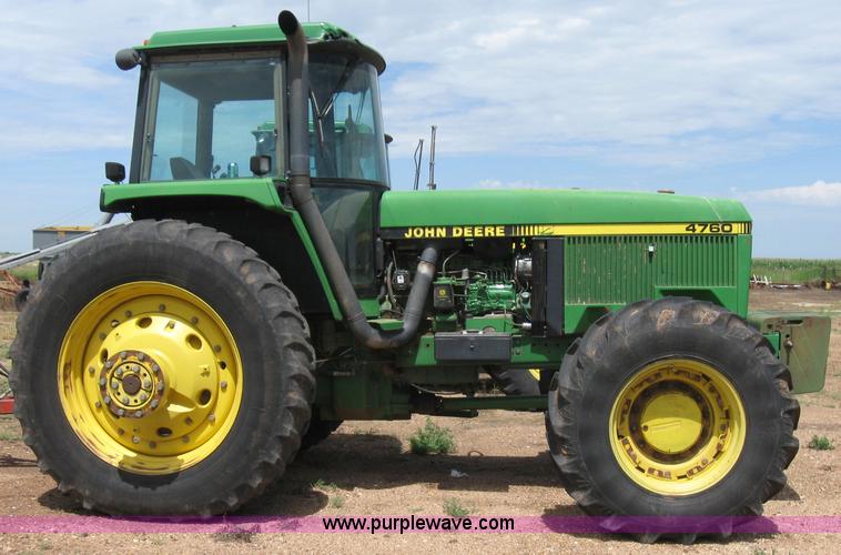 image for item 6971 1992 John Deere 4760 MFWD tractor