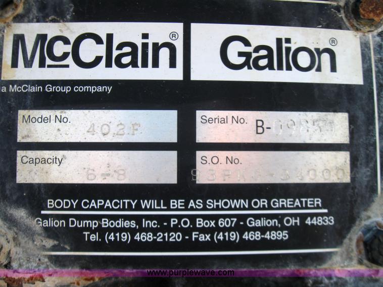 image for item 2274 2000 GMC Topkick C7H042 dump truck