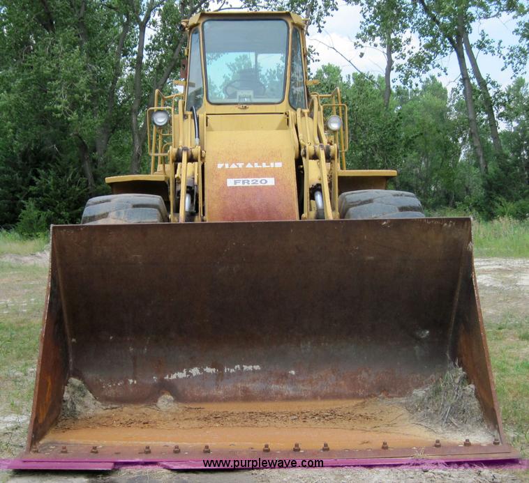 image for item 3013 1981 Fiat-Allis FR20 wheel loader