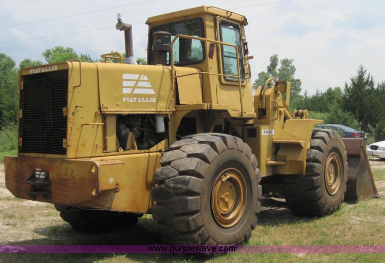 image for item 3013 1981 Fiat-Allis FR20 wheel loader