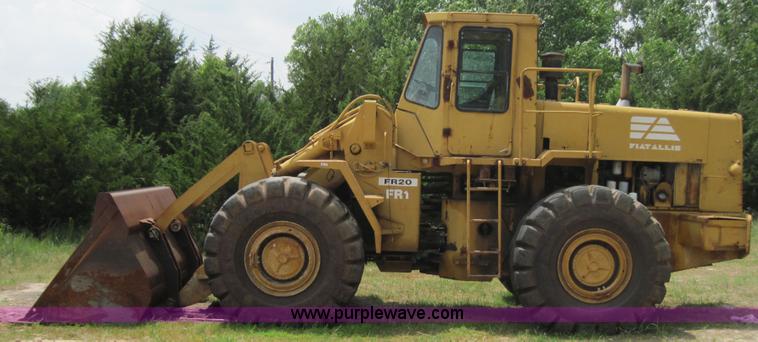 image for item 3013 1981 Fiat-Allis FR20 wheel loader