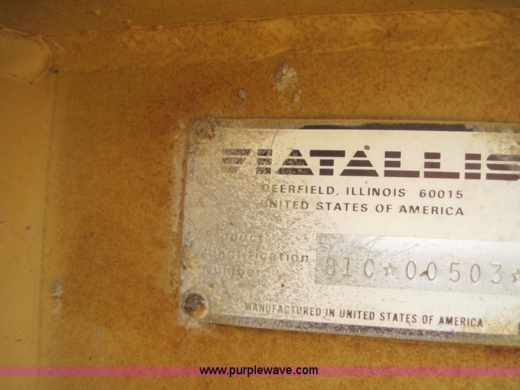 image for item 3013 1981 Fiat-Allis FR20 wheel loader