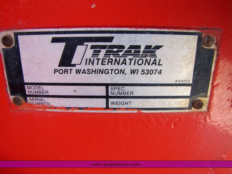 image for item 3317 1992 SkyTrak 6036 telehandler