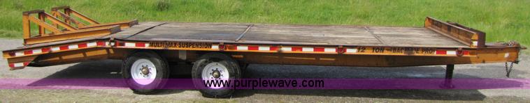 image for item 3345 Backhoe Pro 23' Econoline 12 ton trailer