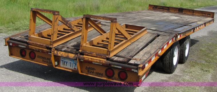 image for item 3345 Backhoe Pro 23' Econoline 12 ton trailer
