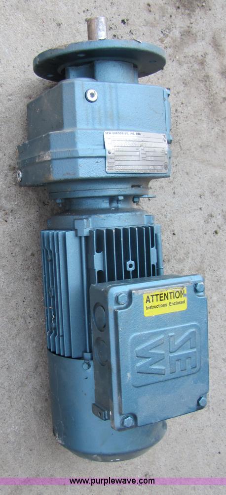 image for item 3514 SEW Eurodrive 1hp motor