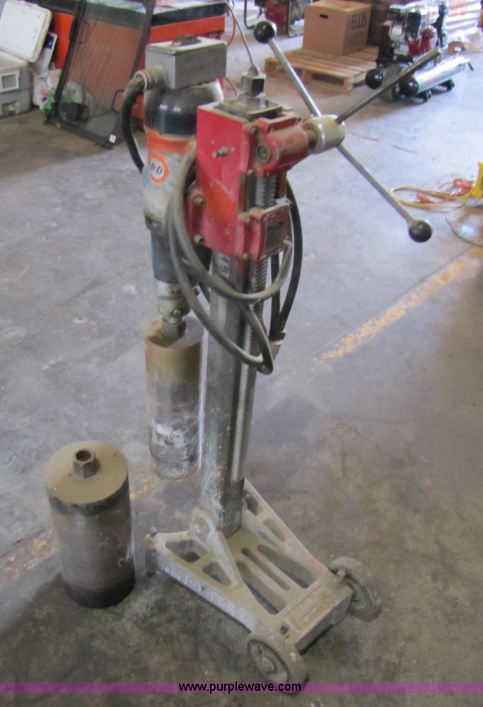 image for item 3516 Black and Decker core drill on stand