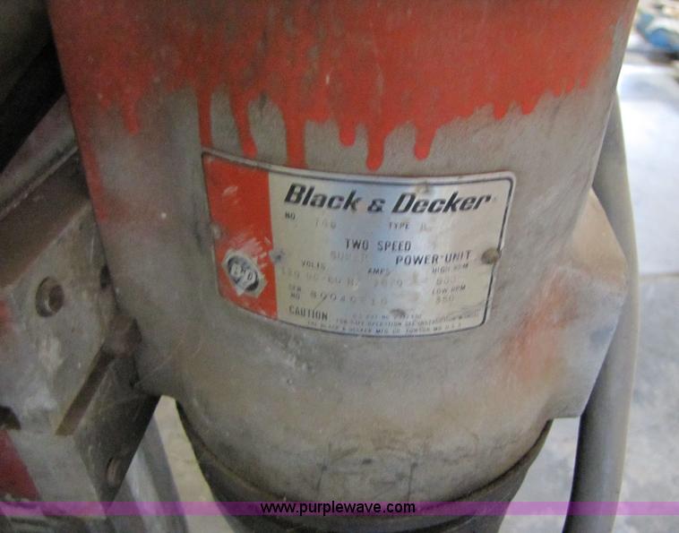 image for item 3516 Black and Decker core drill on stand