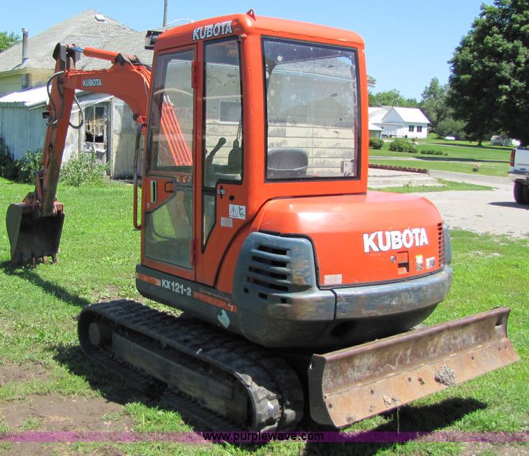 image for item 3539 1997 Kubota KX121-2 mini excavator