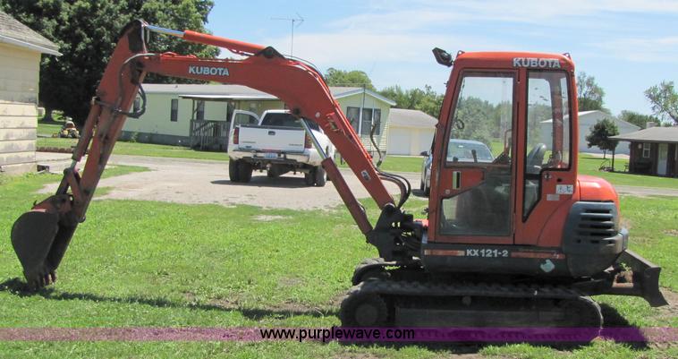image for item 3539 1997 Kubota KX121-2 mini excavator