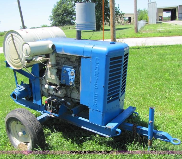 image for item 3541 6" water pump trailer