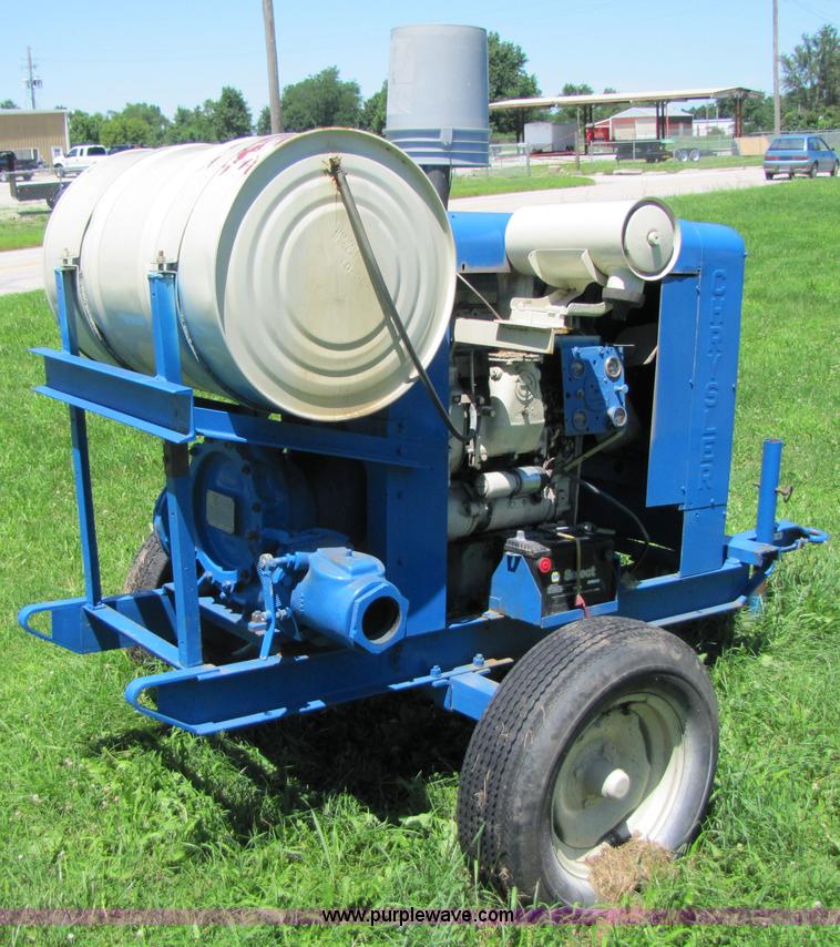 image for item 3541 6" water pump trailer