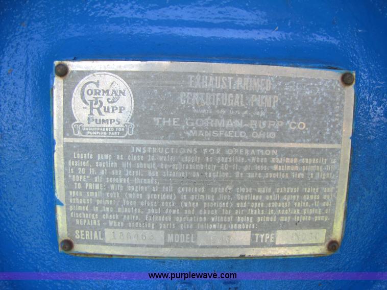 image for item 3541 6" water pump trailer