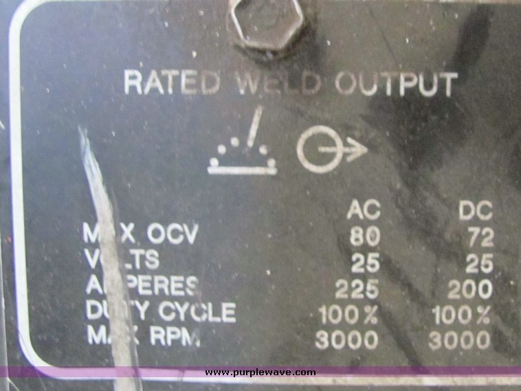 image for item 4259 Miller Legend constant current AC/DC welder generator