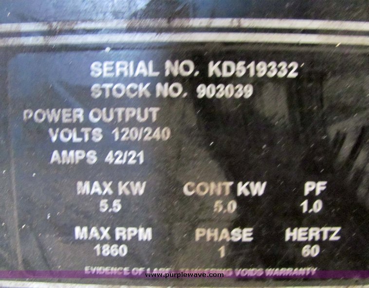 image for item 4259 Miller Legend constant current AC/DC welder generator