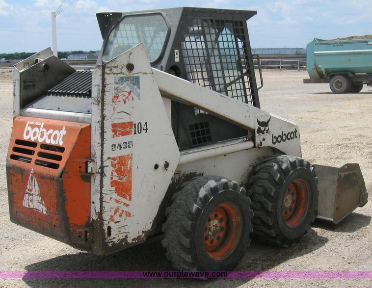 image for item 4288 1990 Bobcat 843B skid steer