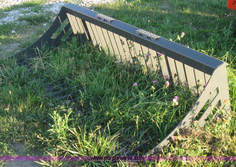 image for item 7234 72" skid steer rock bucket