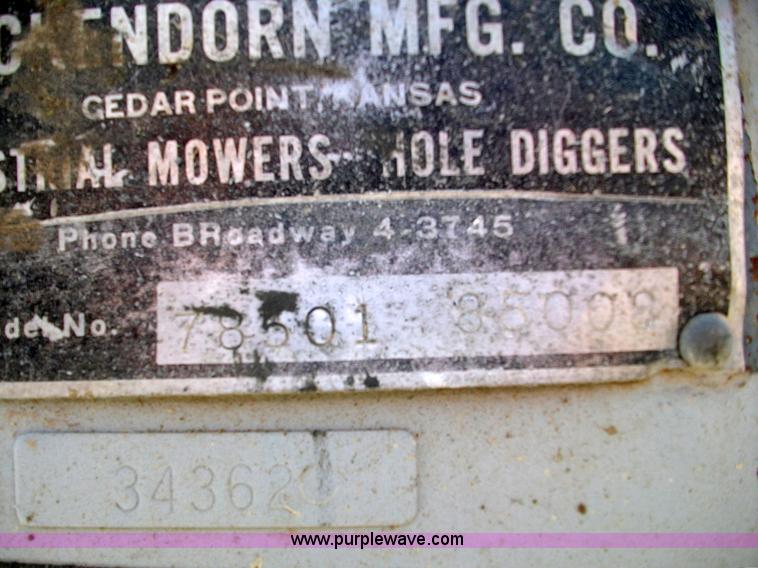 image for item 1003 Heckendorn 78501 85008 mower