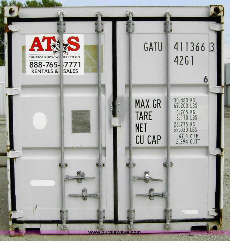image for item 1004 40' standard cargo worthy international shipping container