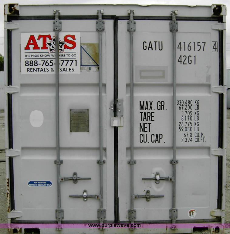 image for item 1005 40' standard cargo worthy international shipping container