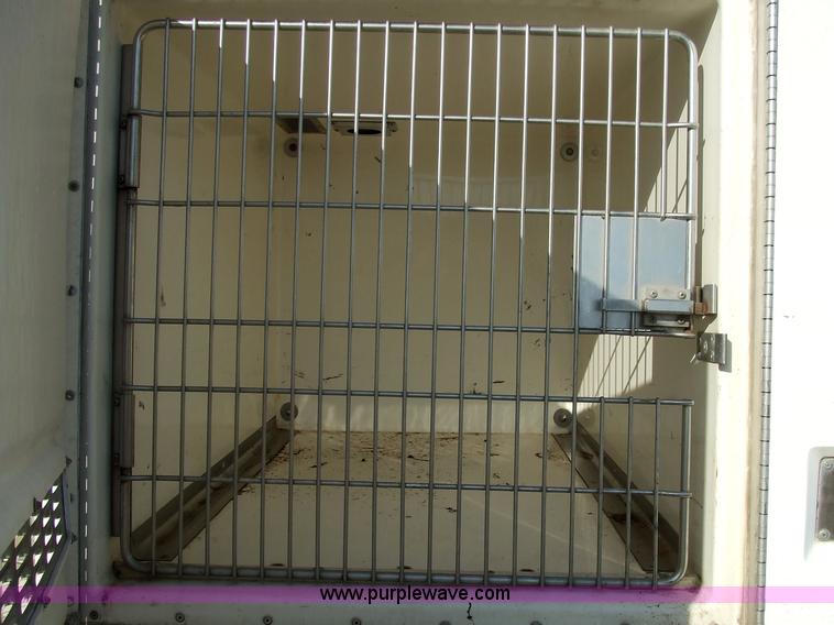 image for item 2093 1997 Ford F250 pickup truck with Shoreline Animobile animal transport boxes