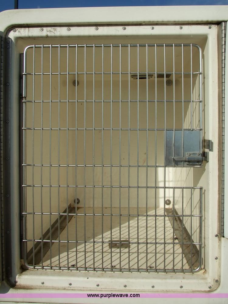 image for item 2093 1997 Ford F250 pickup truck with Shoreline Animobile animal transport boxes