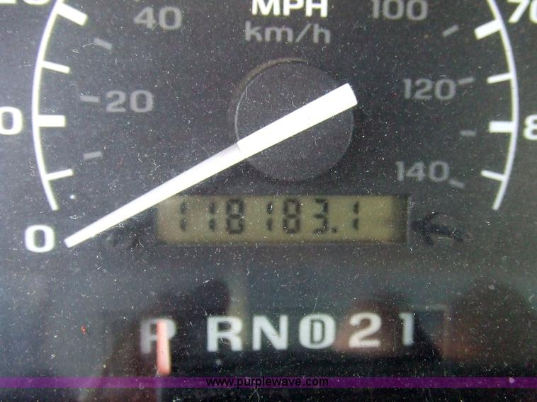 image for item 2093 1997 Ford F250 pickup truck with Shoreline Animobile animal transport boxes