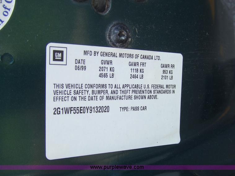 image for item 2094 2000 Chevrolet Impala