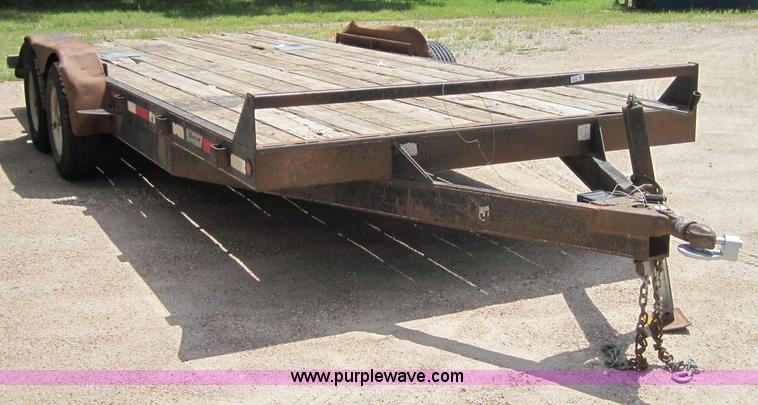 image for item 3016 1999 Besler 18' car trailer