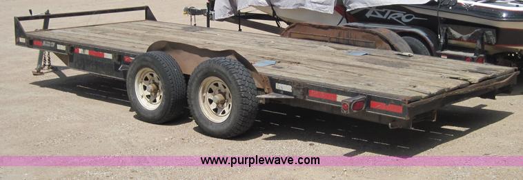 image for item 3016 1999 Besler 18' car trailer