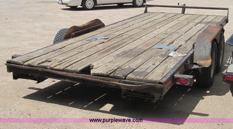 image for item 3016 1999 Besler 18' car trailer